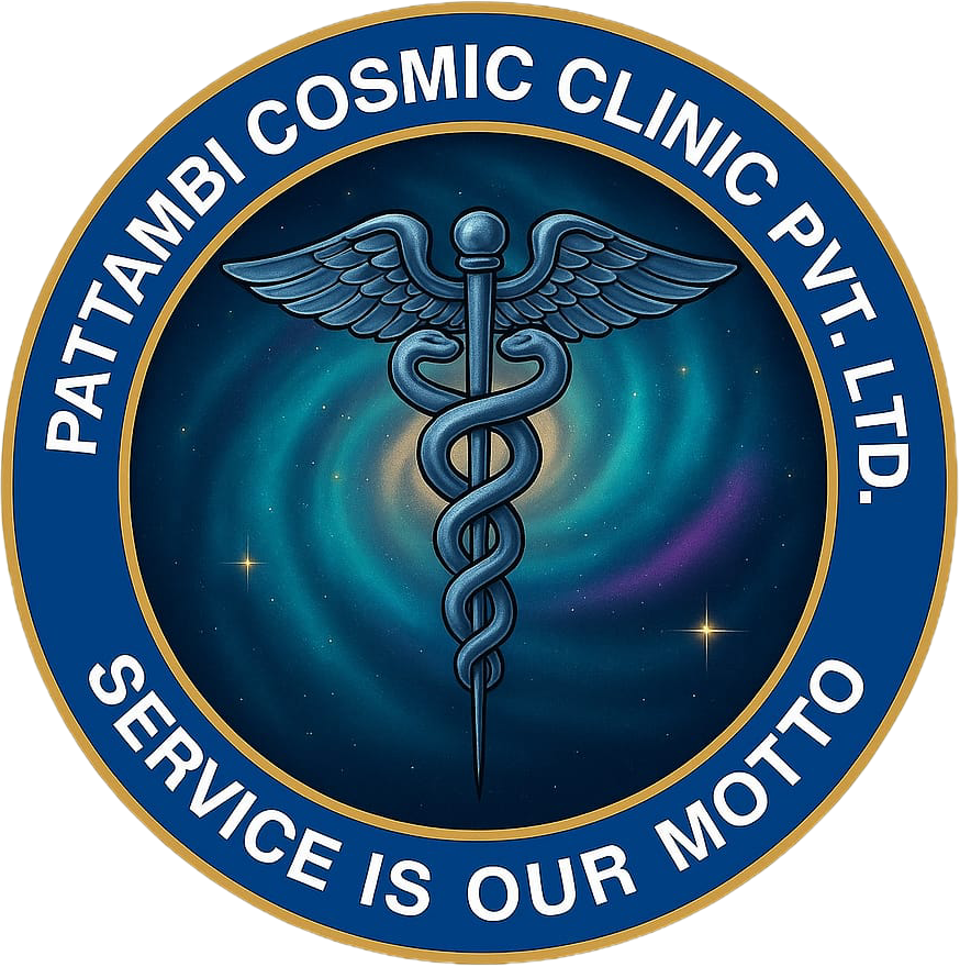Pattambi Cosmic Clinic Logo